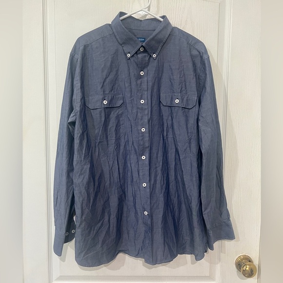 Fish Hippie Button Down Shirt - Picture 1 of 8